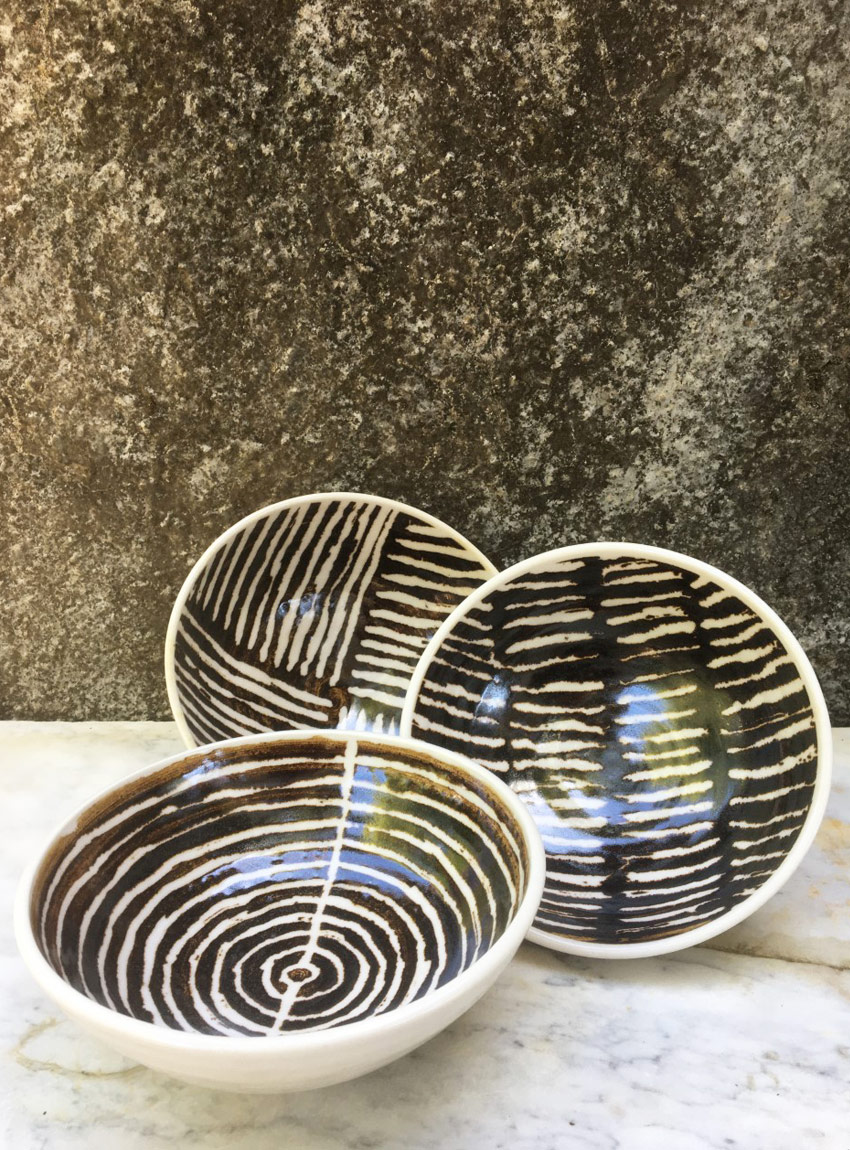Ceramic bowls by Gary McPhedran